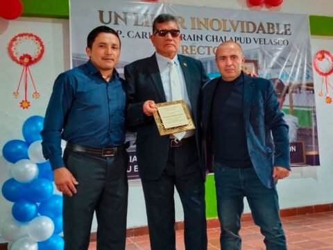 Reconocimiento al rector Carlos Chalapud Velasco