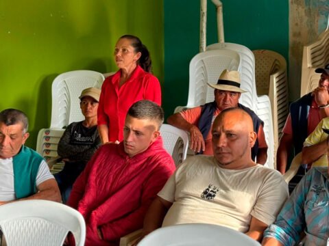 Socialización de la placa huella en Bolívar