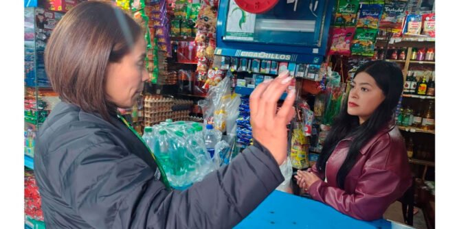 Visita a establecimientos de venta de licor y cigarrillo