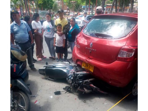 Accidente de tránsito en Sandoná
