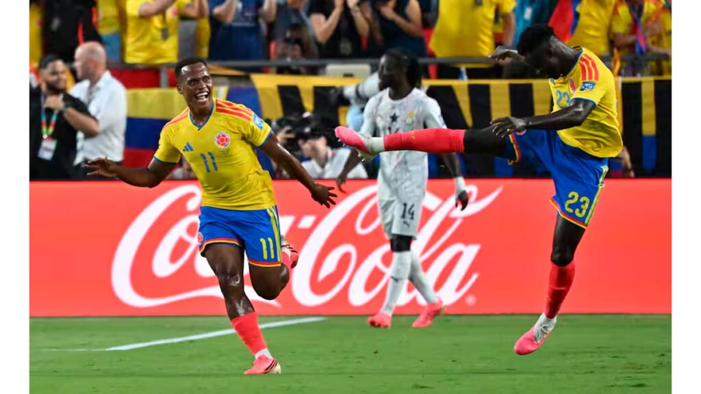 Colombia venció a Ghana y clasifico a octavos