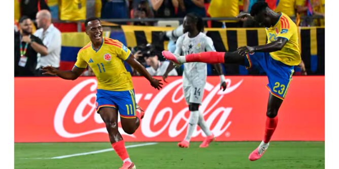 Colombia venció a Ghana y clasifico a octavos