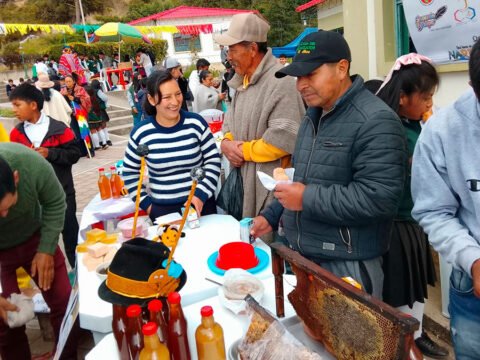 Feria apícola en Ipiales