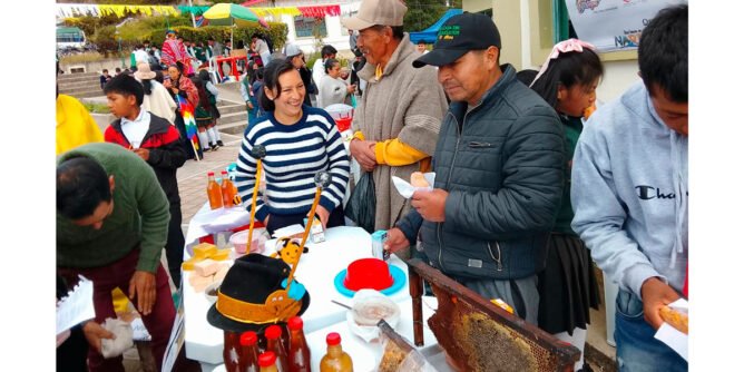 Feria apícola en Ipiales