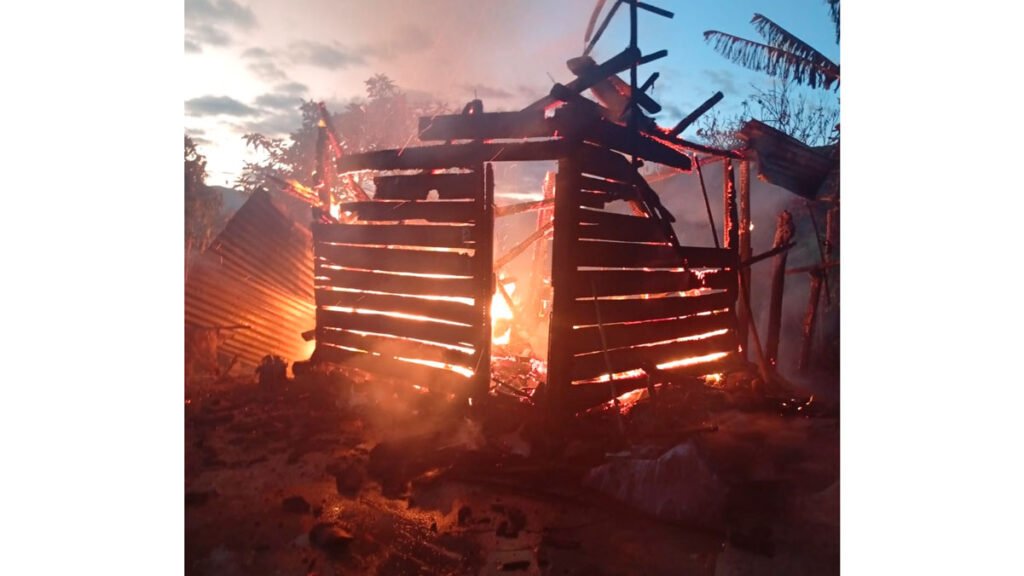 Incendio de una cocina en La Regadera