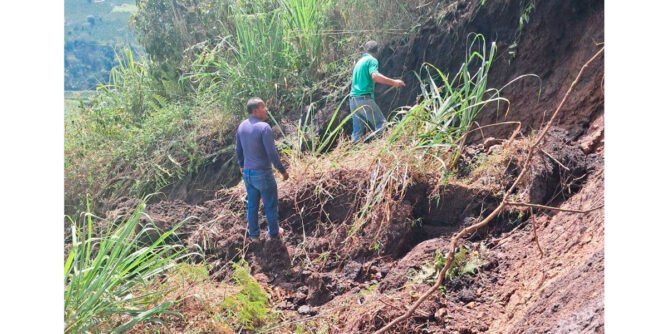 Reparación de la línea de conducción del acueducto municipal