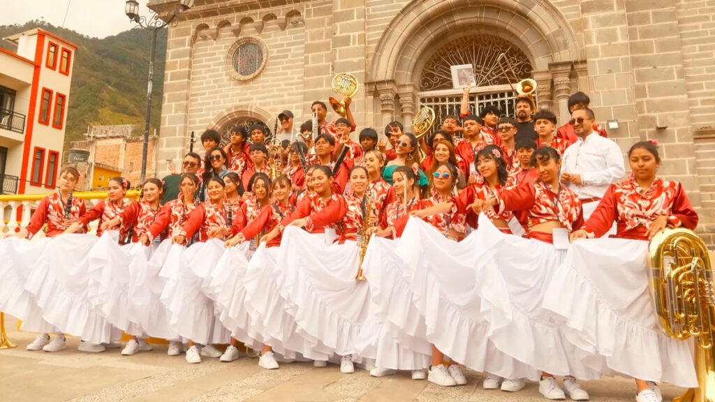 Banda musical participante en el concurso de Samaniego