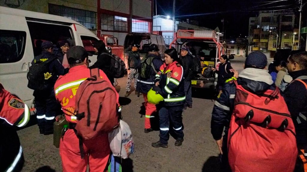 Bomberos llegan a Guachavés, Santacruz
