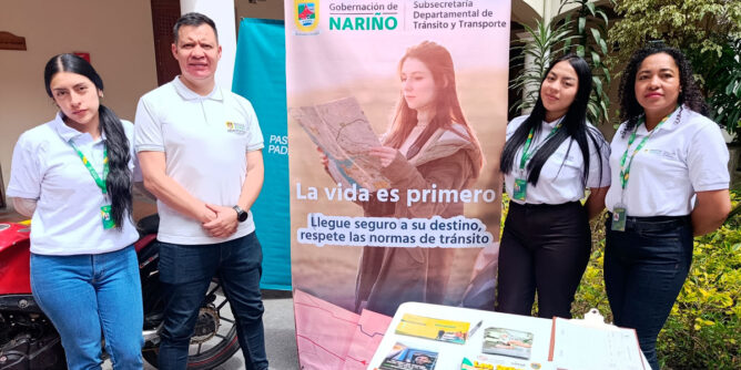 Campaña de seguridad vial en Nariño