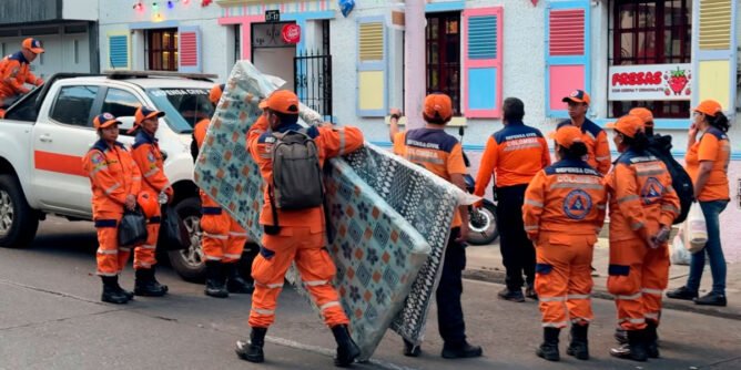 Defensa Civil Nariño viaja al Valle del Cauca