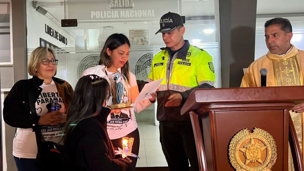 Eucaristía por la pronta liberación del patrullero Álvaro Jair Pístala Garrido