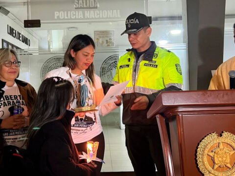 Eucaristía por la pronta liberación del patrullero Álvaro Jair Pístala Garrido