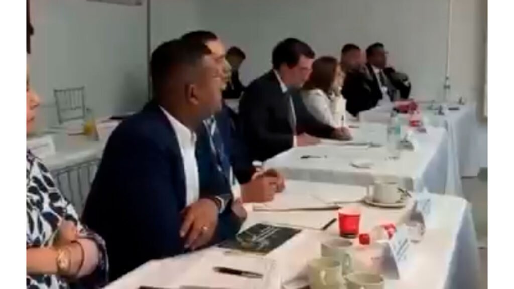 Gobernador de Nariño en Consejo de Seguridad en Cali