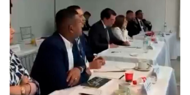Gobernador de Nariño en Consejo de Seguridad en Cali