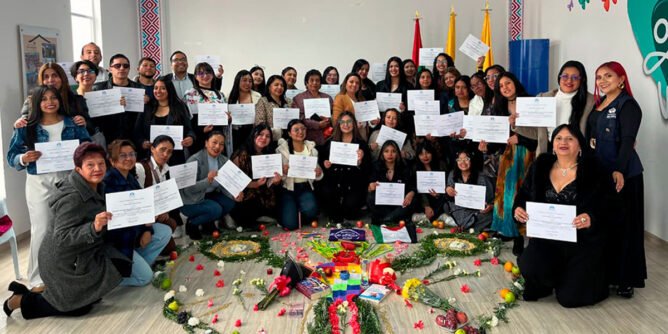Grados en Ipiales sobre derechos humanos
