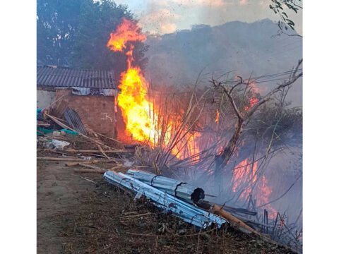 Incendio en la vereda Reyes, La Unión