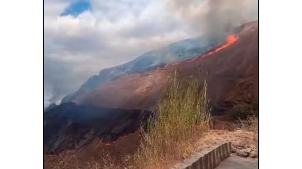 Incendio forestal en Buesaco
