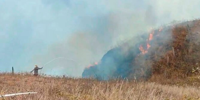 Incendio forestak en Chachagüí