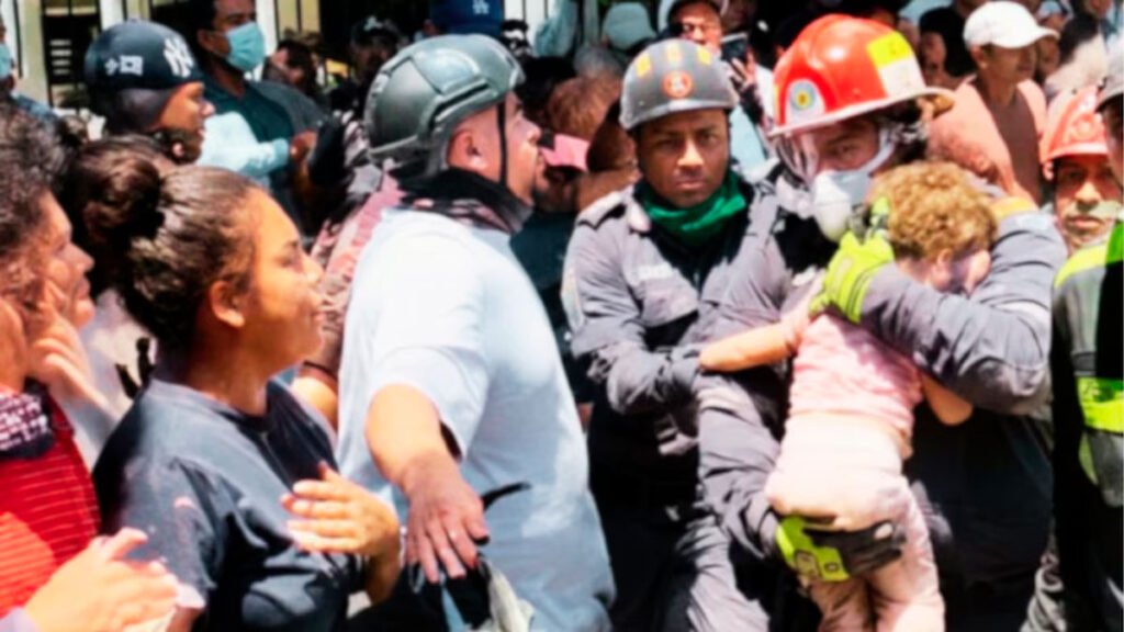 Niña rescatada el lunes