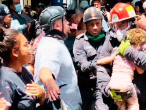 Niña rescatada el lunes