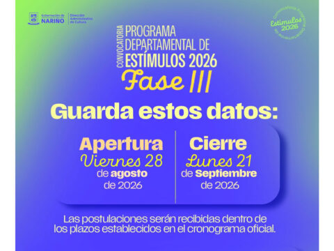 Programa de estímulos en Nariño