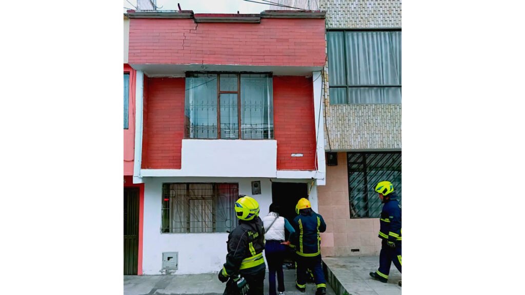 Vivienda afectada en Pasto