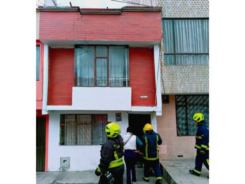 Vivienda afectada en Pasto