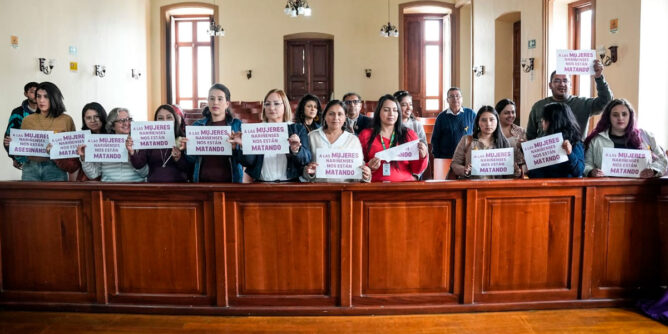 Mujeres nariñenses rechazan violencia de género en la Asamblea