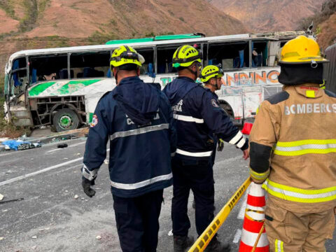 Accidente bus en El Placer, Tangua