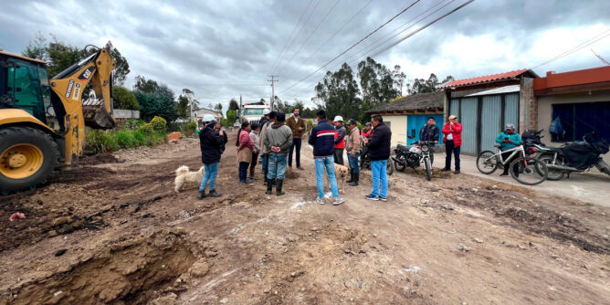Avance en la vía Guachucal - Cumbal