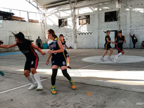 Juegos Intercolegiados: 10 municipios compiten en la fase zonal en Sandoná Baloncesto femenino en los Juegos Intercolegiados