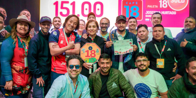Café de La Unión se vendió a 151 dólares la libra