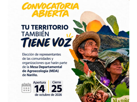 Convocatoria para conformar Mesa Departamental de Agroecología