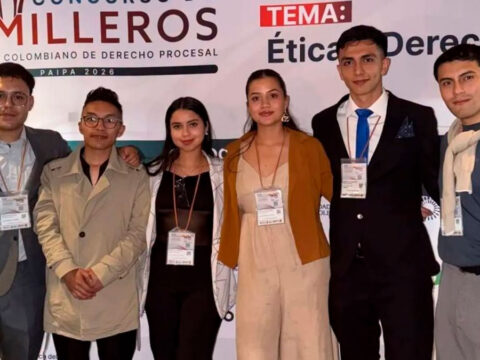 Universidad de Nariño obtuvo tercer lugar en concurso internacional de Derecho Procesal Estudiantes de derecho de la Universidad de Nariño