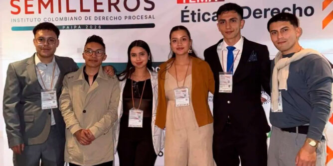Estudiantes de derecho de la Universidad de Nariño