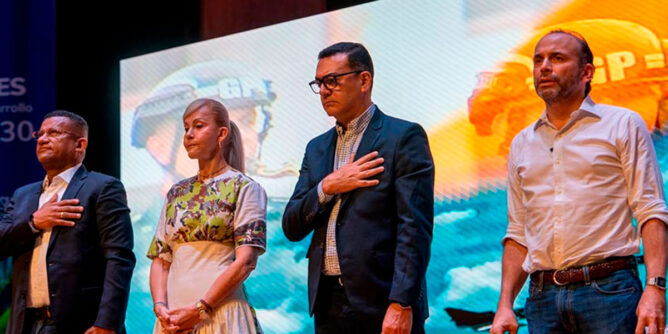 Gobernador de Nariño en el encuentro regional de Cali