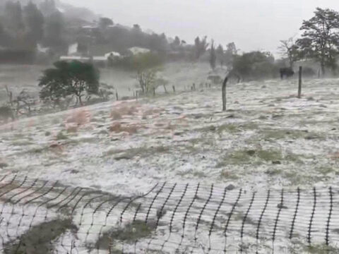 Granizada en Campo Bello, San Pablo