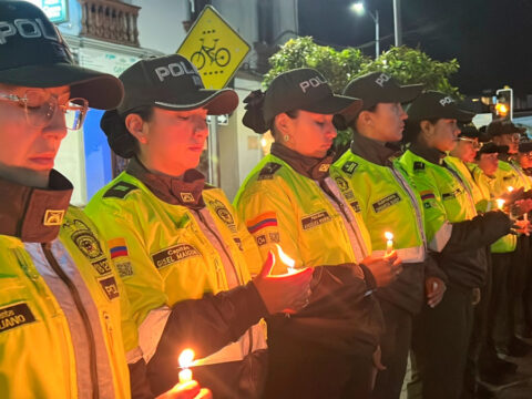 Homenaje a la Patrullera Yenifer Ordóñez