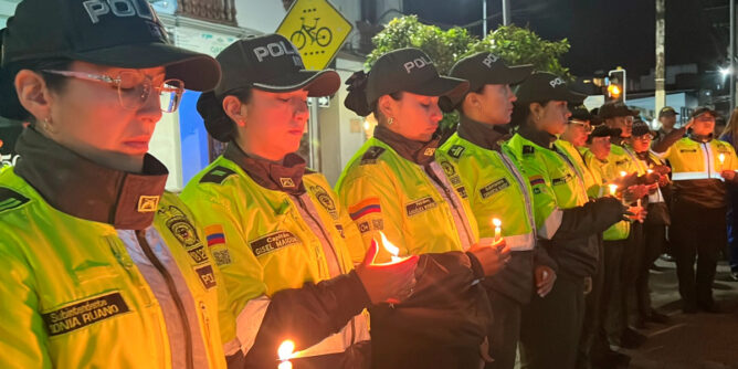 Homenaje a la Patrullera Yenifer Ordóñez