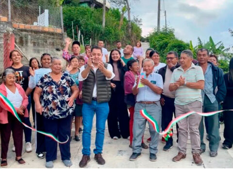 Inauguración placa huella en la vereda El Tambillo
