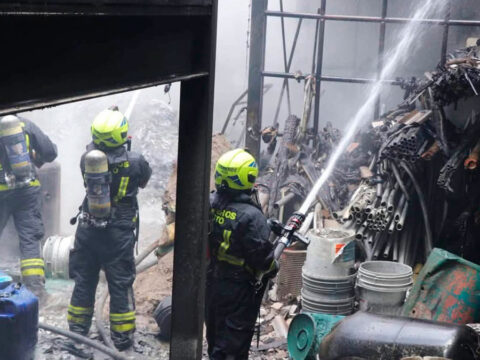 Incendio estructural de Tecnopiscinas Pasto