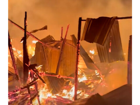 Incendio estructural en Bocas de Satinga, Olaya Herrera