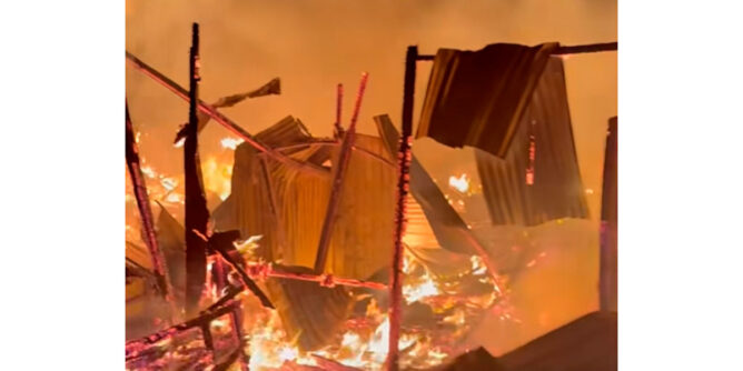 Incendio estructural en Bocas de Satinga, Olaya Herrera