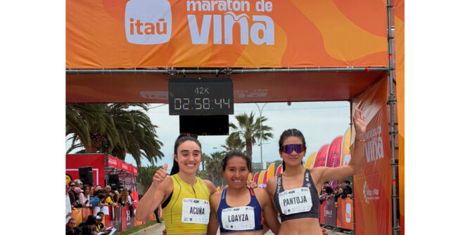 Lina Maritza Pantoja segunda en la Maratón de Viña del Mar