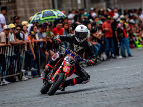 Mateo Castellanos fue protagonista de la válida promocional de motovelocidad en Sandoná Mateo Castellanos