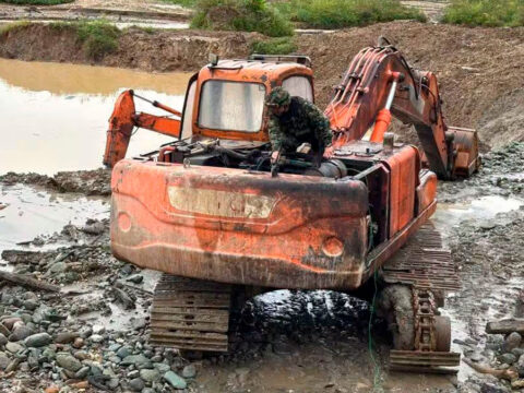 Minería ilegal en Barbacoas