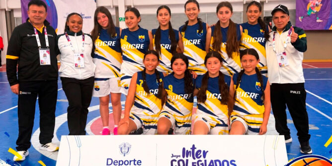 Nariño campeón Pacífico baloncesto prejuvenil femenino