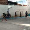 Partido de baloncesto intercolegiado