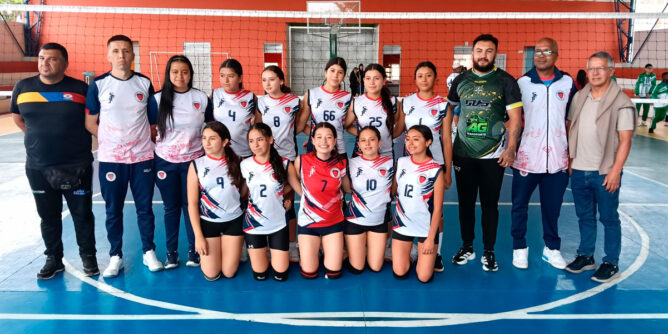 Pasto campeón departamental de voleibol femenino sub 14
