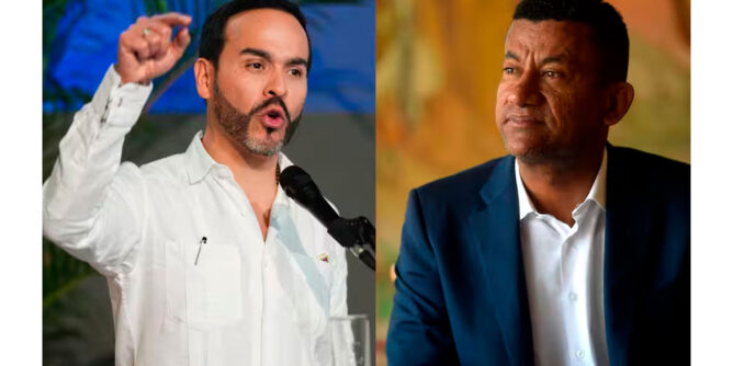 Presidente de la Espriella y gobernador Escobar